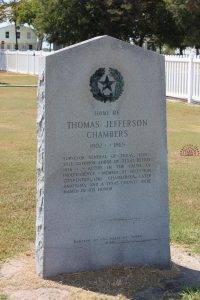 Thomas Jefferson Chamber’s home in Anahuac, Texas
