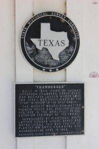 Thomas Jefferson Chamber’s home in Anahuac, Texas
