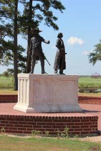 First Stand monument in Fort Anahuac