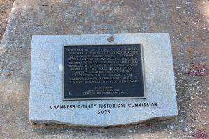 Monument at Fort Anahuac in Anahuac, Texas
