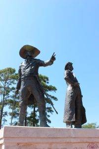 First Stand monument in Fort Anahuac