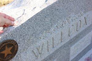 Charles and Phoebe Willcox grave