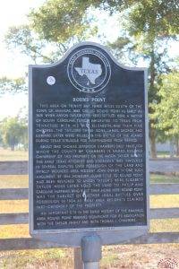 Round Point Historical Marker in Anahuac, Texas