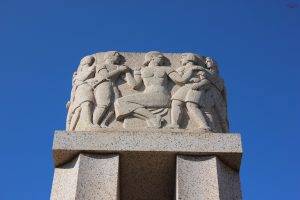 New London School Explosion Memorial Cenotaph, New London, TX. carving
